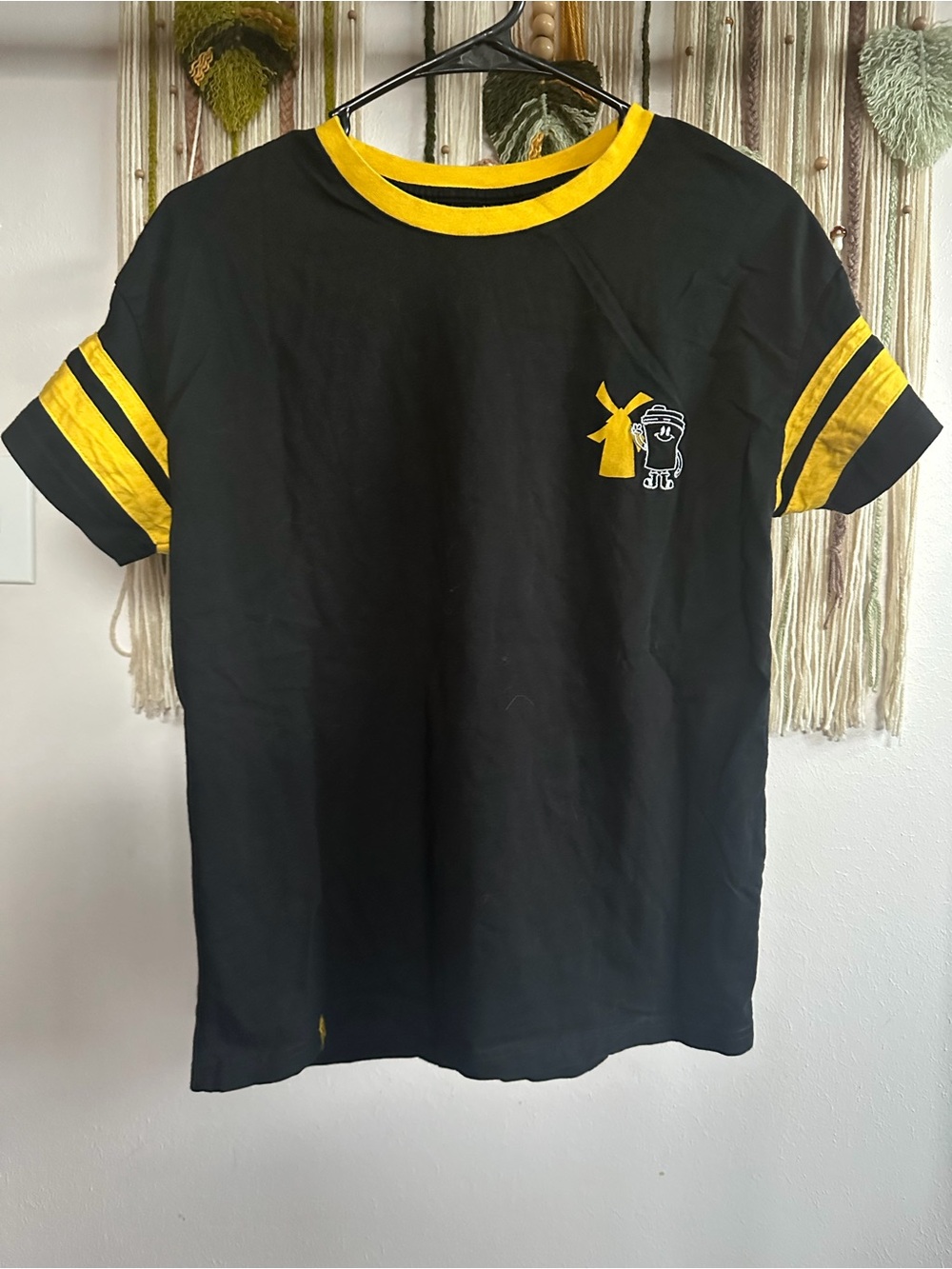 Dutch Bros Black and Yellow Tee